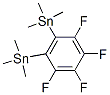 3,4,5,6-테트라플루오로벤젠-1,2-디일비스(트리메틸스탄난) 구조식 이미지