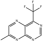 7-메틸-4-(트리플루오로메틸)프테리딘 구조식 이미지