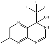 3,4-Dihydro-7-methyl-4-(trifluoromethyl)-4-pteridinol Structure