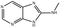 1H-Purin-8-amine, N-methyl- (9CI) Structure
