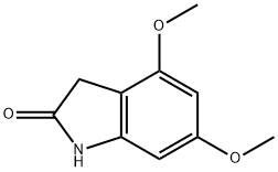 4,6-디메톡시인돌린-2-온 구조식 이미지