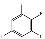 1-Bromo-2,4,6-trifluorobenzene 구조식 이미지