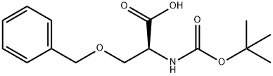 N-BOC-O-Benzyl-L-serine 구조식 이미지