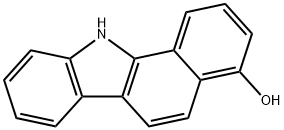 4-HYDROXY-11H-INDOLO[2,3-F]나프탈렌 구조식 이미지