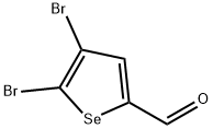 2-Selenophenecarboxaldehyde, 4,5-dibromo- Structure