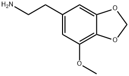 7-METHOXY-1,3-BENZODIOXOLE-5-ETHANAMINE Structure