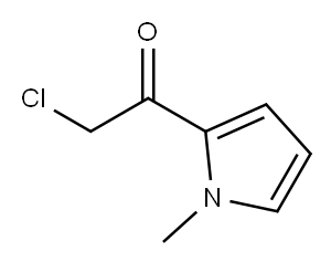 Ethanone, 2-chloro-1-(1-methyl-1H-pyrrol-2-yl)- (9CI) 구조식 이미지