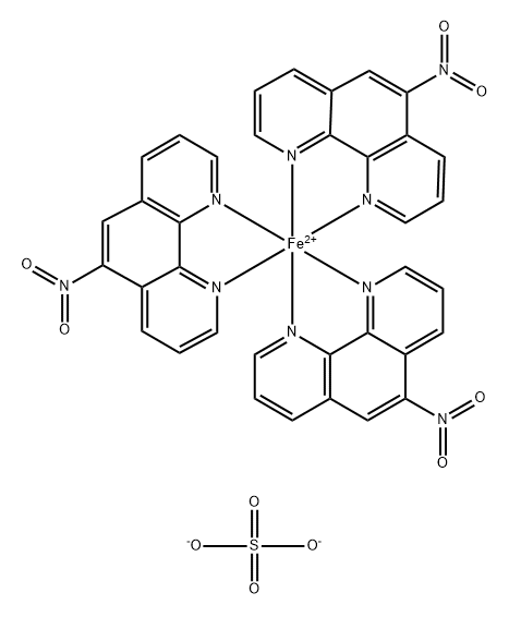 5-NITRO-1,10-PHENANTHROLINE FERROUS SULFATE Structure