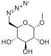 Methyl 6-azido-6-deoxy-alpha-D-glucopyranoside Structure