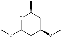 2H-Pyran,tetrahydro-2,4-dimethoxy-6-methyl-,(4R,6S)-(9CI) 구조식 이미지