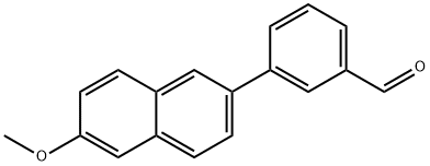 3-(6-Methoxynaphthalen-2-yl)benzaldehyde 구조식 이미지