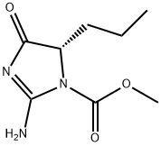 1H-Imidazole-1-carboxylicacid,2-amino-4,5-dihydro-4-oxo-5-propyl-,methyl Structure