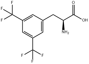 3,5-BIS(TRIFLUOROMETHYL)-DL-PHENYLALANINE Structure