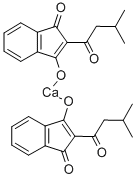 CALCIUM2-ISOVALERYL-1,3-INDANDIONE Structure