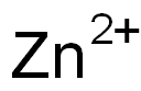 zinc(+2) cation Structure