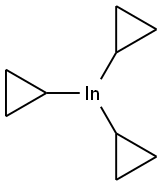Triscyclopropylindium(III) Structure