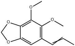 4,5-Dimethoxy-6-(1-propenyl)-1,3-benzodioxole Structure