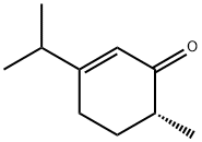 (R)-3-(이소프로필)-6-메틸사이클로헥스-2-엔-1-온 구조식 이미지