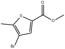 메틸4-broMo-5-메틸티오펜-2-카르복실레이트 구조식 이미지