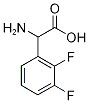 Amino(2,3-difluorophenyl)acetic acid, 2-Amino-2-(2,3-difluorophenyl)ethanoic acid Structure