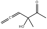 4,5-Hexadien-2-one, 3-hydroxy-3-methyl- (9CI) 구조식 이미지