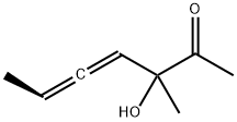 4,5-Heptadien-2-one, 3-hydroxy-3-methyl-, (4S)- (9CI) Structure