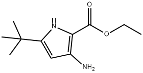 1H-Pyrrole-2-carboxylicacid,3-amino-5-(1,1-dimethylethyl)-,ethylester(9CI) 구조식 이미지