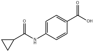 4-[(CYCLOPROPYLCARBONYL)AMINO]BENZOIC ACID Structure