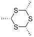 (2alpha,4alpha,6alpha)-2,4,6-trimethyl-1,3,5-trithiane  구조식 이미지