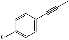 1-Bromo-4-(1-propynyl)benzene Structure