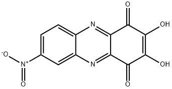 2,3-Dihydroxy-7-nitro-1,4-phenazinedione Structure