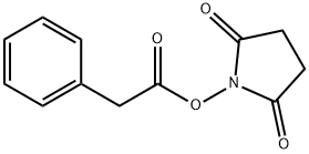 PHENYL-ACETIC ACID 2,5-DIOXO-PYRROLIDIN-1-YL ESTER 구조식 이미지