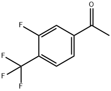 3'-FLUORO-4'-(TRIFLUOROMETHYL)ACETOPHENONE Structure