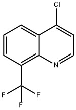 4-CHLORO-8-(TRIFLUOROMETHYL)QUINOLINE 구조식 이미지