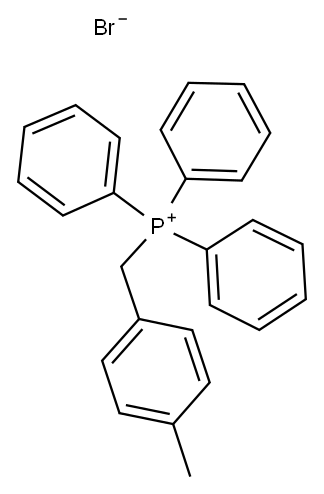 (4-METHYLBENZYL)TRIPHENYLPHOSPHONIUM BROMIDE Structure