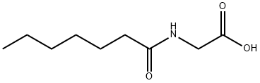 Heptanoyl glycine 구조식 이미지