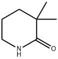 3,3-DIMETHYL-PIPERIDIN-2-ONE Structure