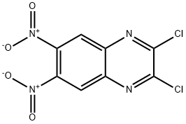 2,3-DICHLORO-6,7-DINITROQUINOXALINE Structure