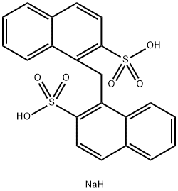 이나트륨1,1'-메틸렌디(나프탈렌-2-술포네이트) 구조식 이미지