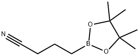 3-Cyano-1-propylboronic acid pinacol ester, 96% 구조식 이미지