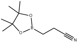 2-Cyanoethylboronic acid, pinacol ester Structure