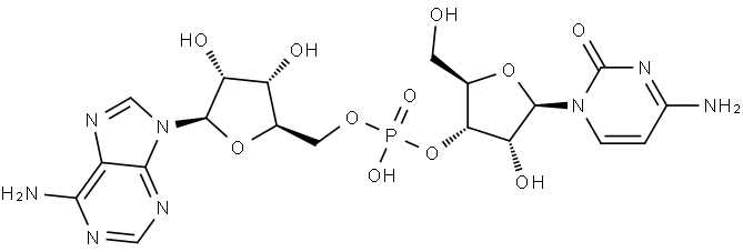 ADENYLYL(3'>5′)시티딘유리산 구조식 이미지