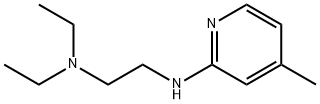 N-[2-(디에틸아미노)에틸]-4-메틸-2-피리딘아민 구조식 이미지