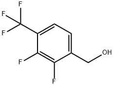 2,3-DIFLUORO-4-(TRIFLUOROMETHYL)BENZYL ALCOHO Structure