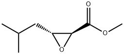 옥시란카르복실산,3-(2-메틸프로필)-,메틸에스테르,(2S,3R)-(9CI) 구조식 이미지