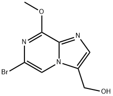 (6-BROMO-8-METHOXYIMIDAZO[1,2-A]PYRAZIN-3-YL)METHANOL Structure
