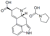 1-[(9,10-디데히드로-6-메틸에르골린-8β-일)카르보닐]피롤리딘 구조식 이미지