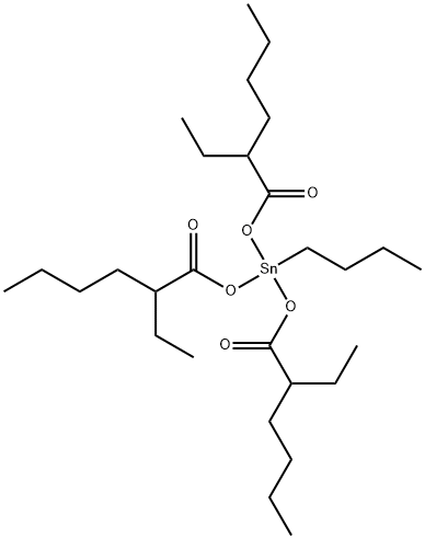 Butyltin tris(2-ethylhexanoate) Structure