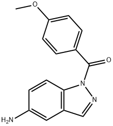 1-(p-Anisoyl)-1H-indazol-5-amine Structure