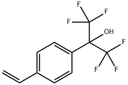 1,1,1,3,3,3-Hexafluoro-2-(4-vinylphenyl)-propan-2-ol Structure